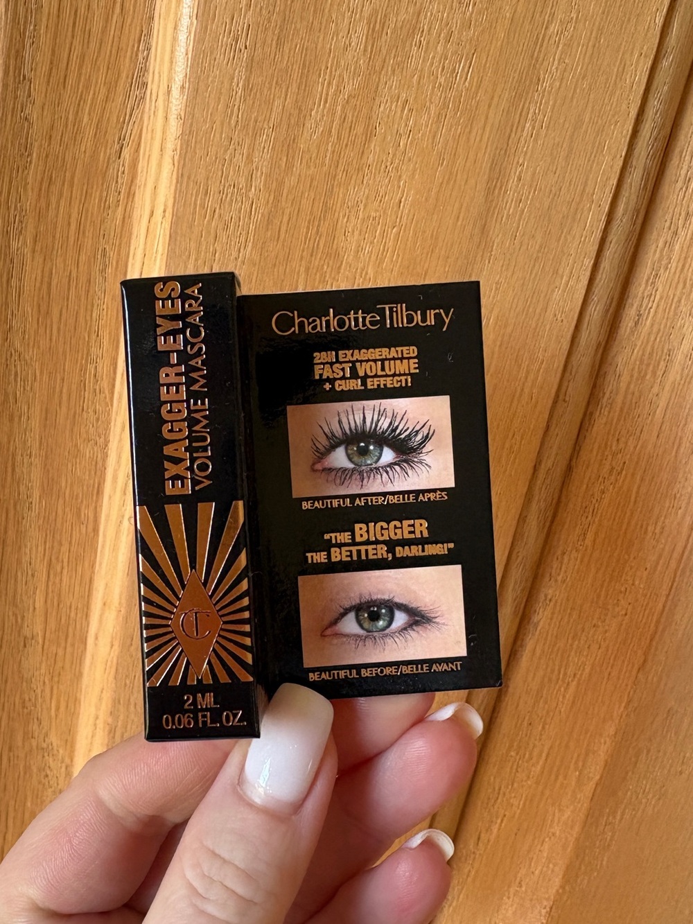NWT🤍Charlotte Tilbury Exagger-Eyes Volume Mascara — Black🤍
